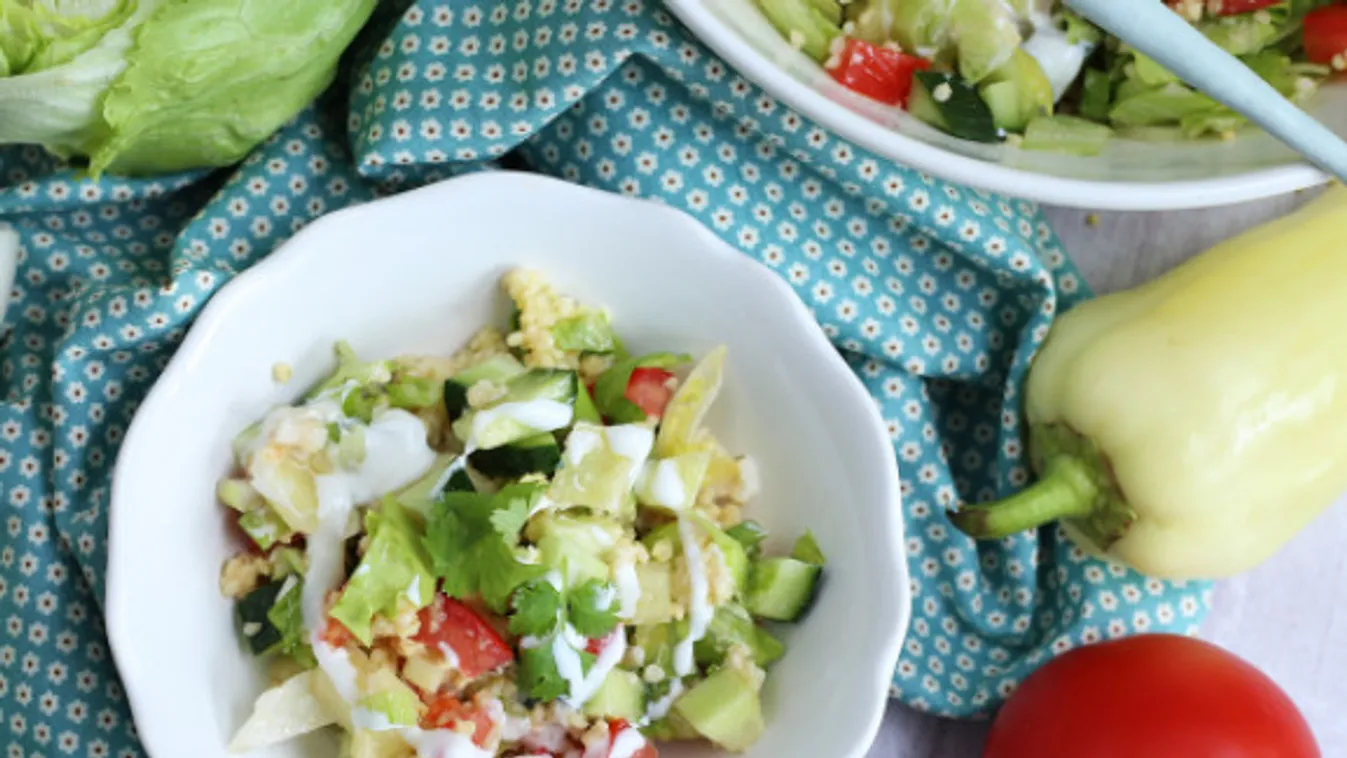 Villámvacsora, amiből még a diétázók is kétszer szedhetnek: joghurtos kölessaláta 15 perc alatt!