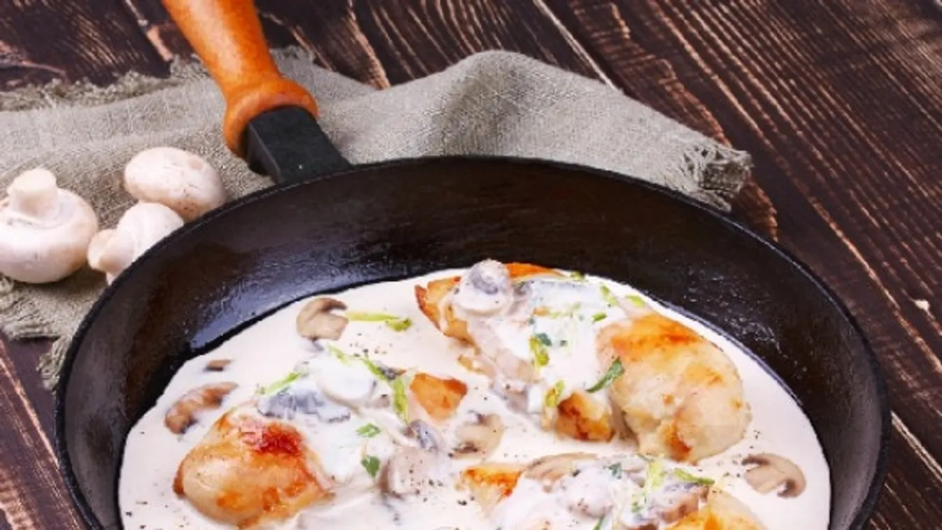 Tejszínes csirke tárkonnyal recept