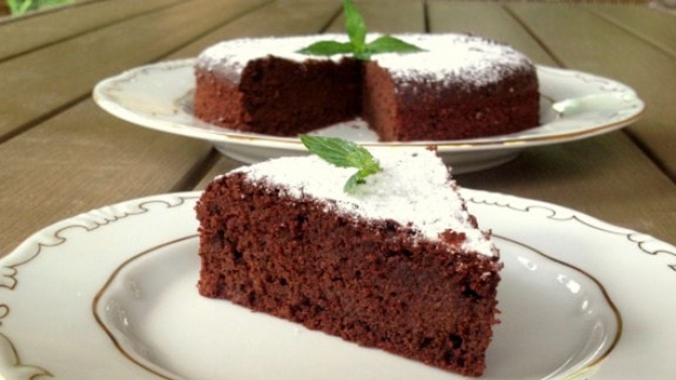 Mentás torta caprese (cukor- és gluténmentes)