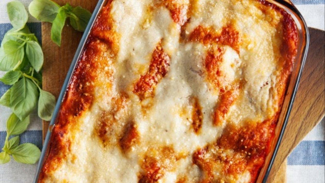 Vegetáriánus lasagne csípősen  recept