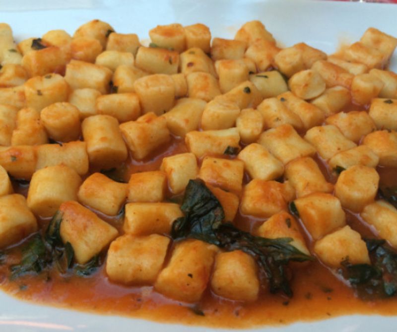 Paradicsomos mini gnocchi