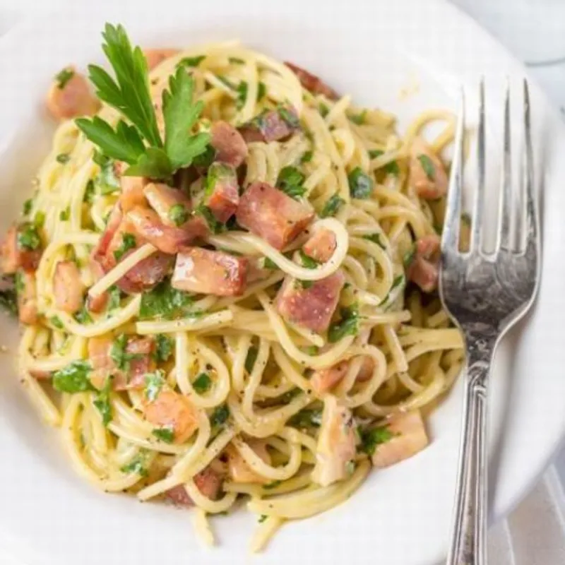 Carbonara spagetti, ahogy Olaszországban készül