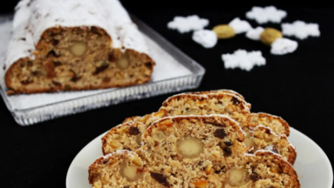 Marcipános-túrós Stollen recept