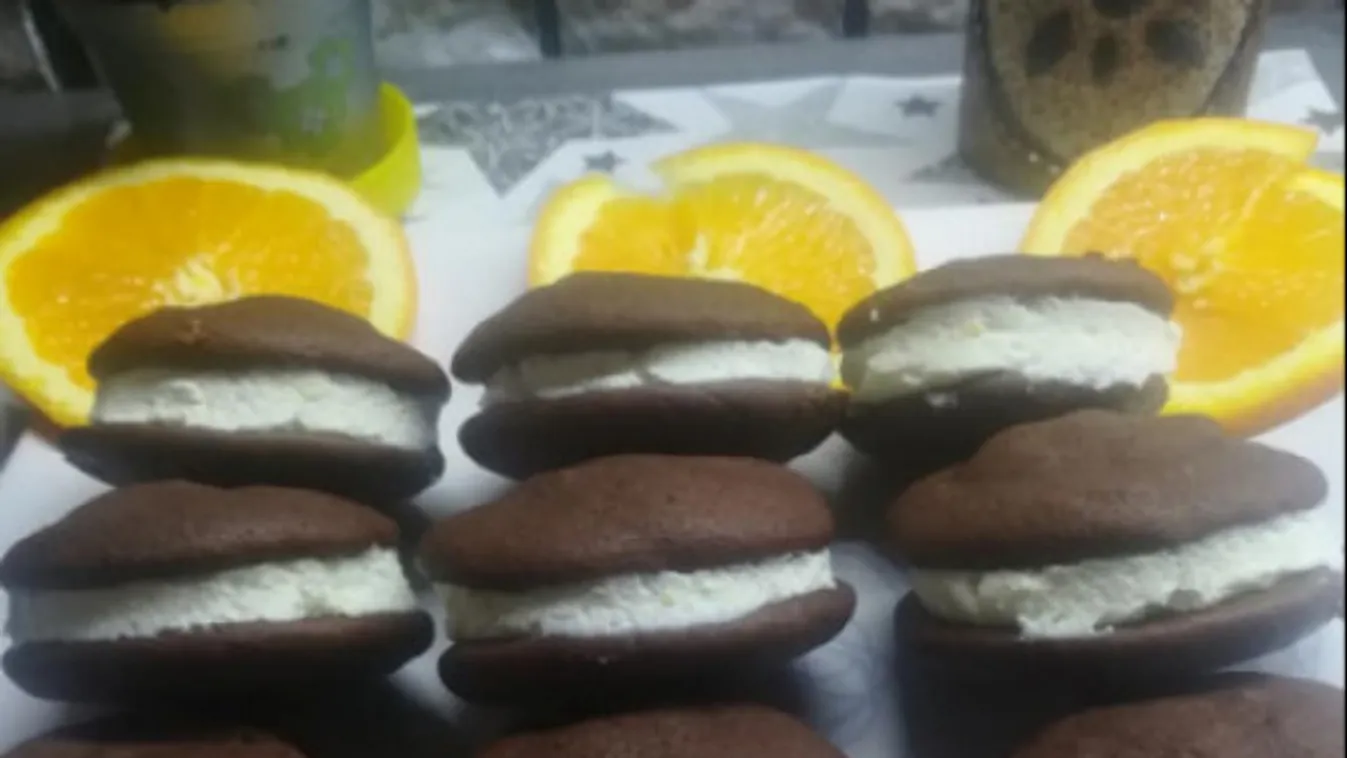 Narancskrémes whoopie pie