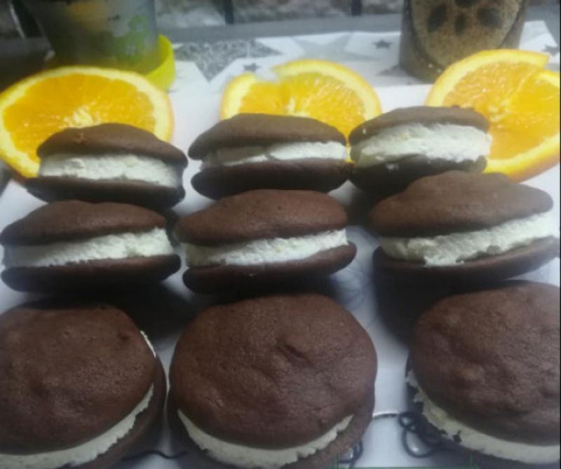 Narancskrémes whoopie pie