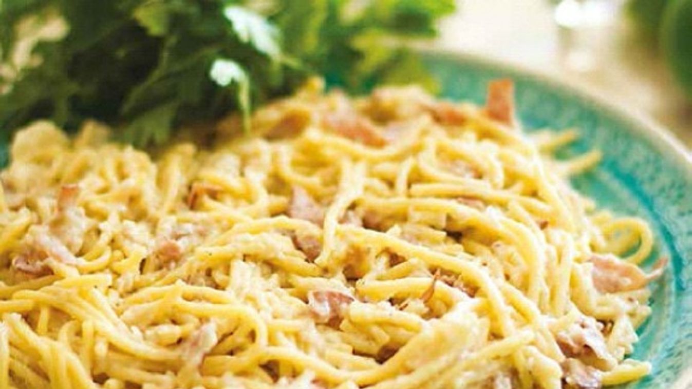 Carbonara spagetti (glutén, laktóz és tojásmentes)