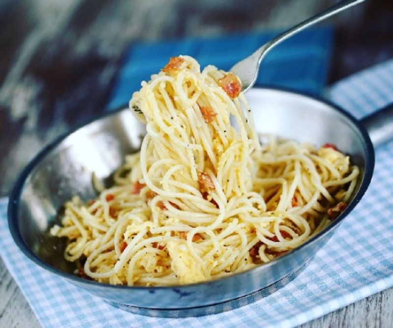 Spagetti carbonara (eredeti recept)