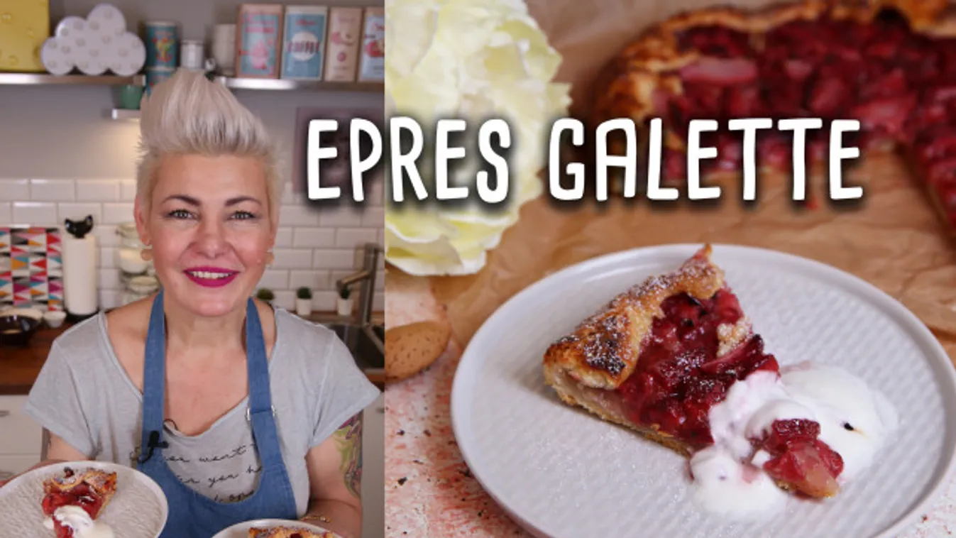 A pite, amiben alig van tészta: epres-madulás galette egyszerűen!