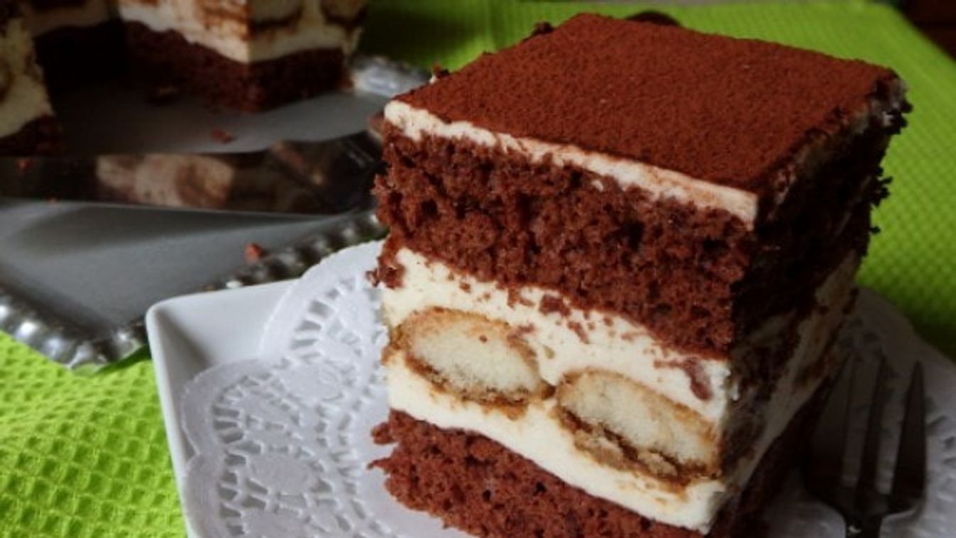 Tiramisu szelet recept