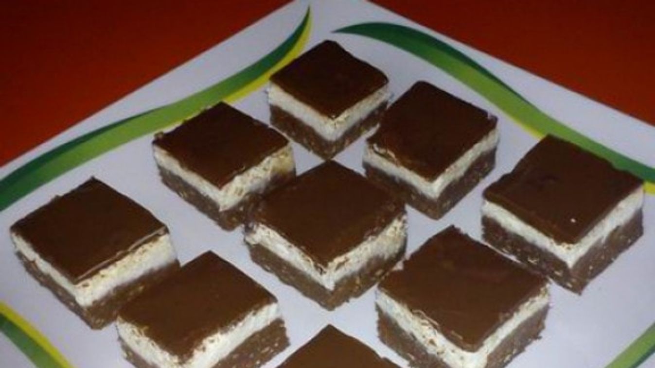 Mascarponés túró rudi szelet sütés nélkül