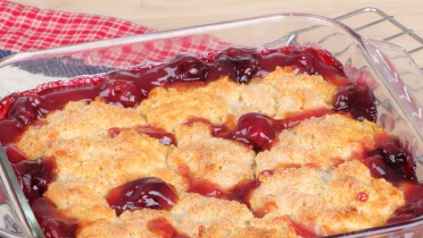 Cseresznyés-sárgabarackos cobbler  recept