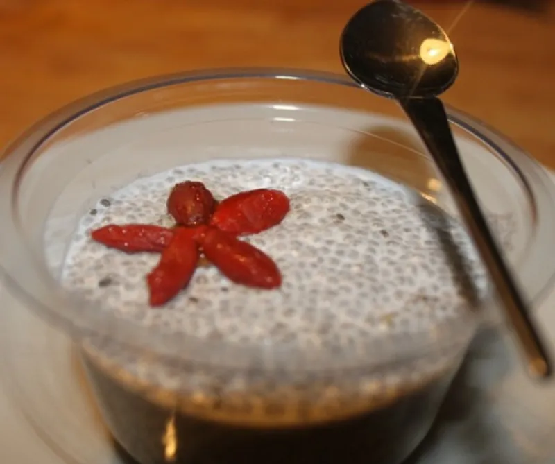 Chia puding kókusztejjel