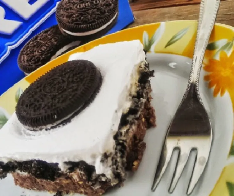 Oreo szelet sütés nélkül