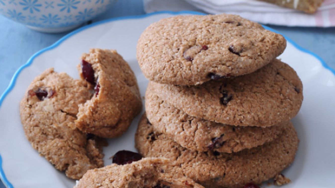 Vörös áfonyás cookie-k recept