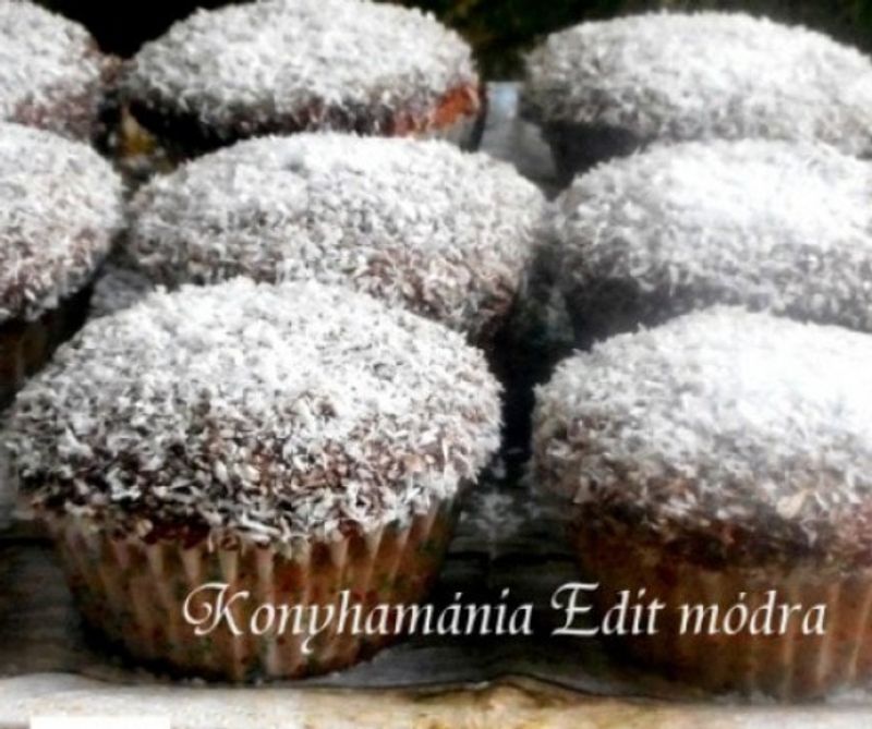 Kókuszkocka muffin