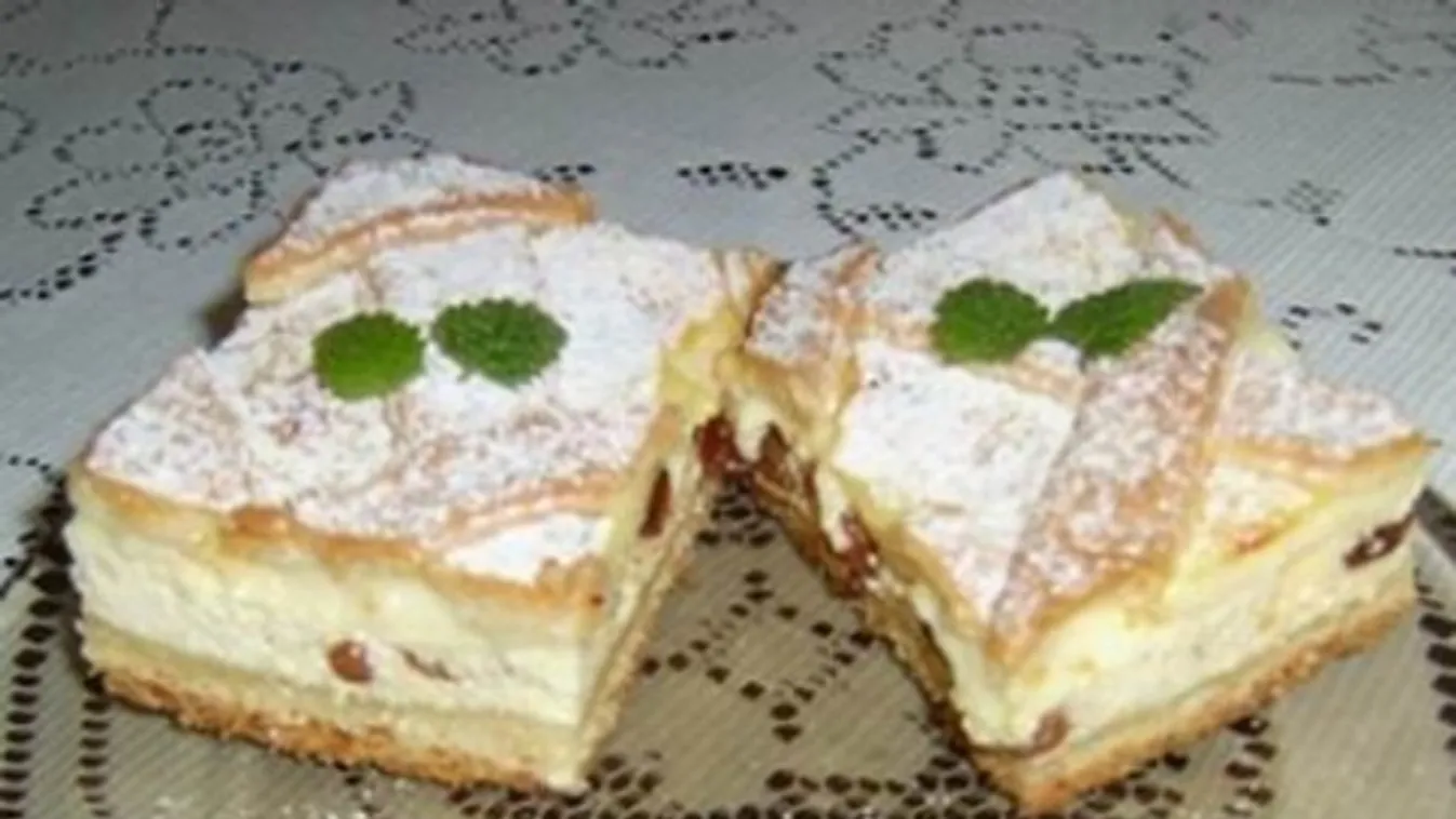 Francia túrós pite recept