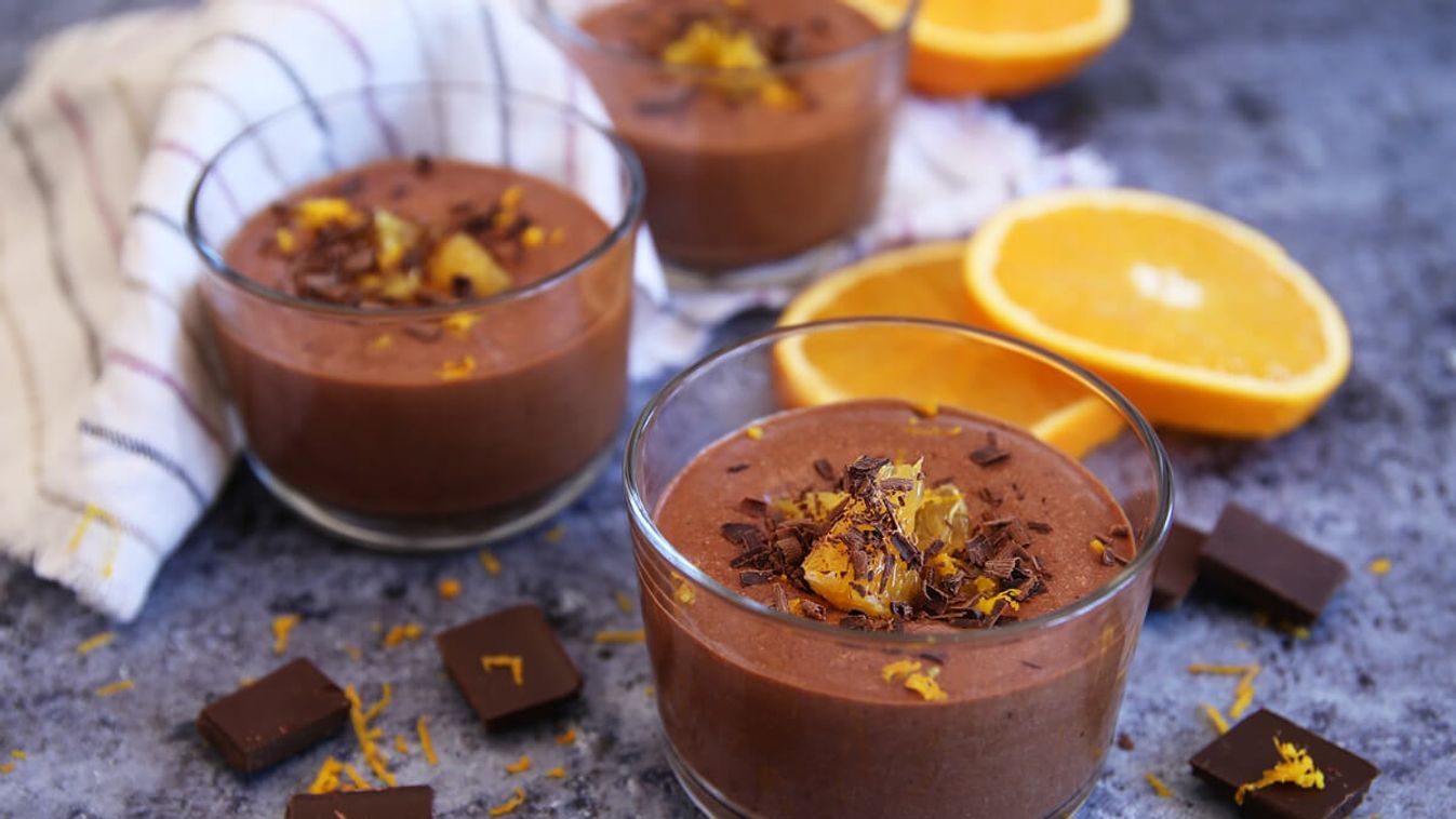 Narancsos-csokis mousse recept