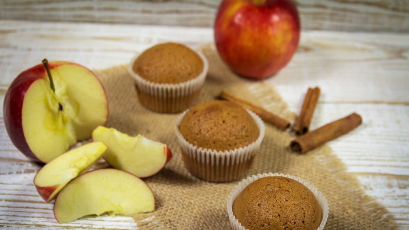 Almás-fahéjas muffin recept