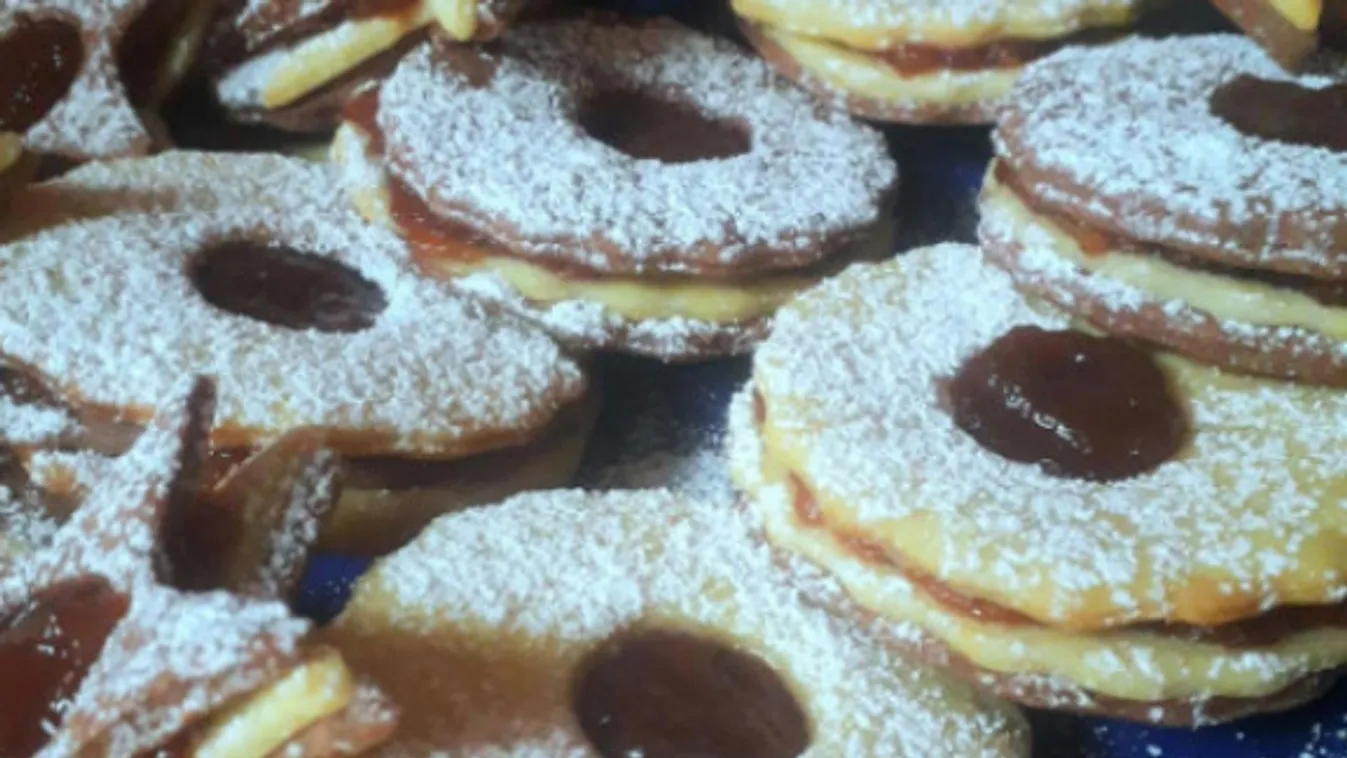 Eperlekváros kétszínű linzer recept