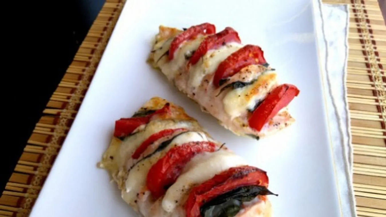 Caprese csirkemell recept