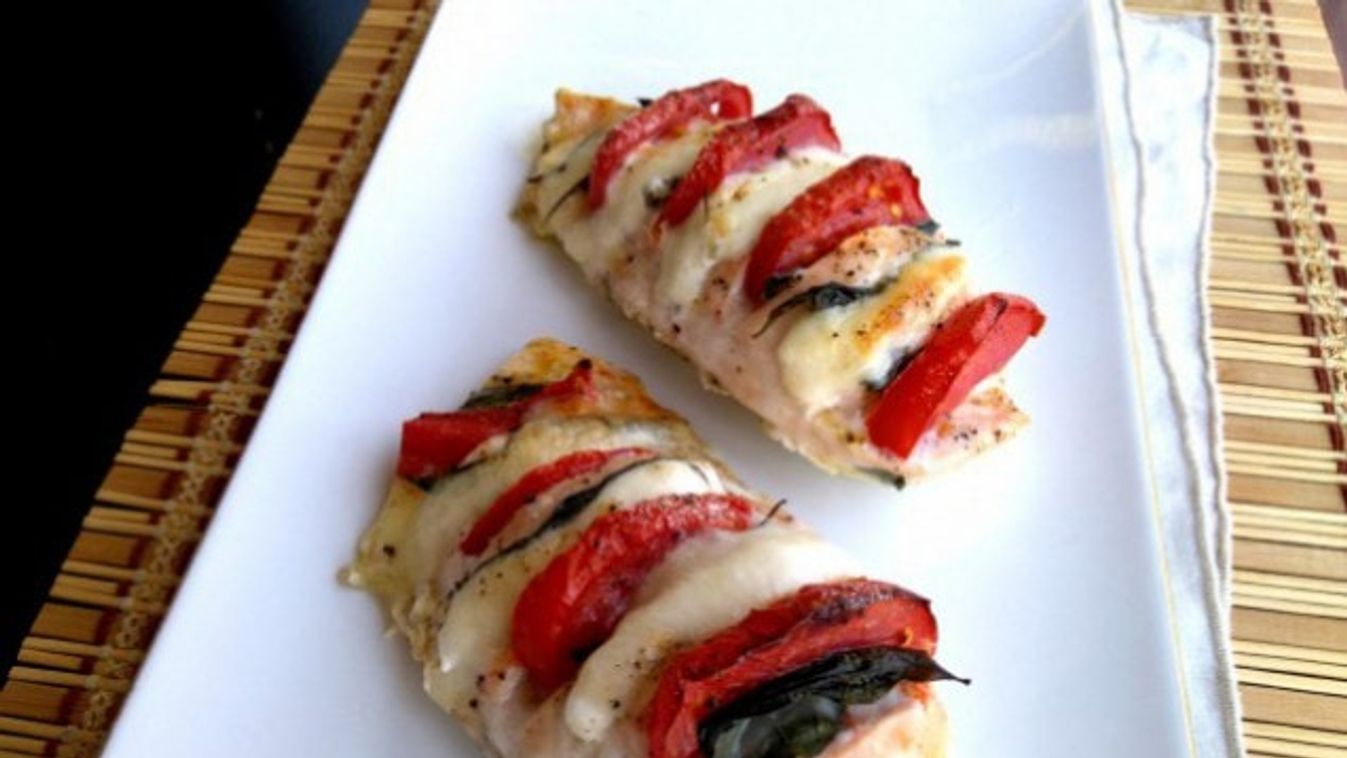 Caprese csirkemell recept