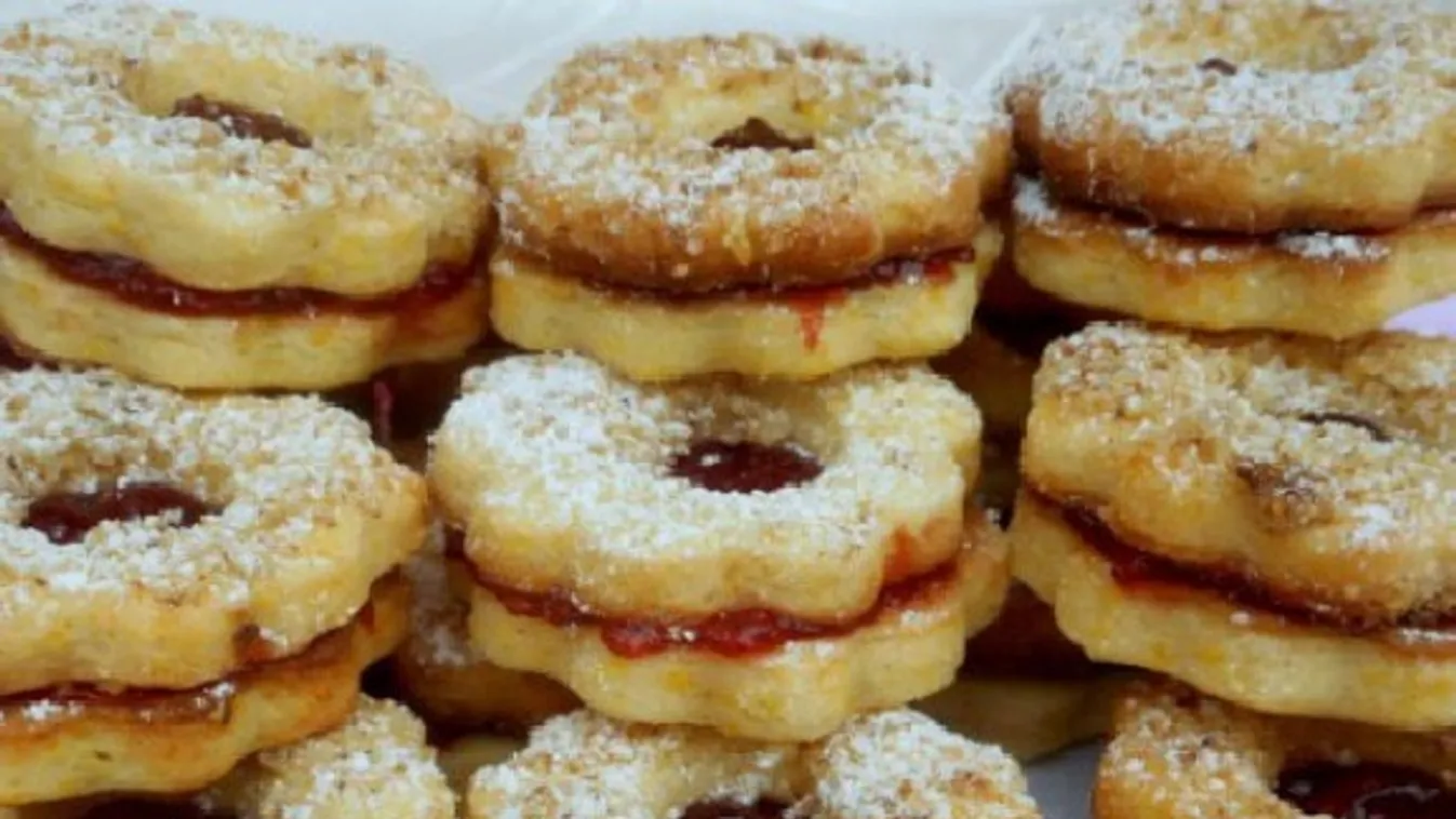 Linzer eperlekvárral recept