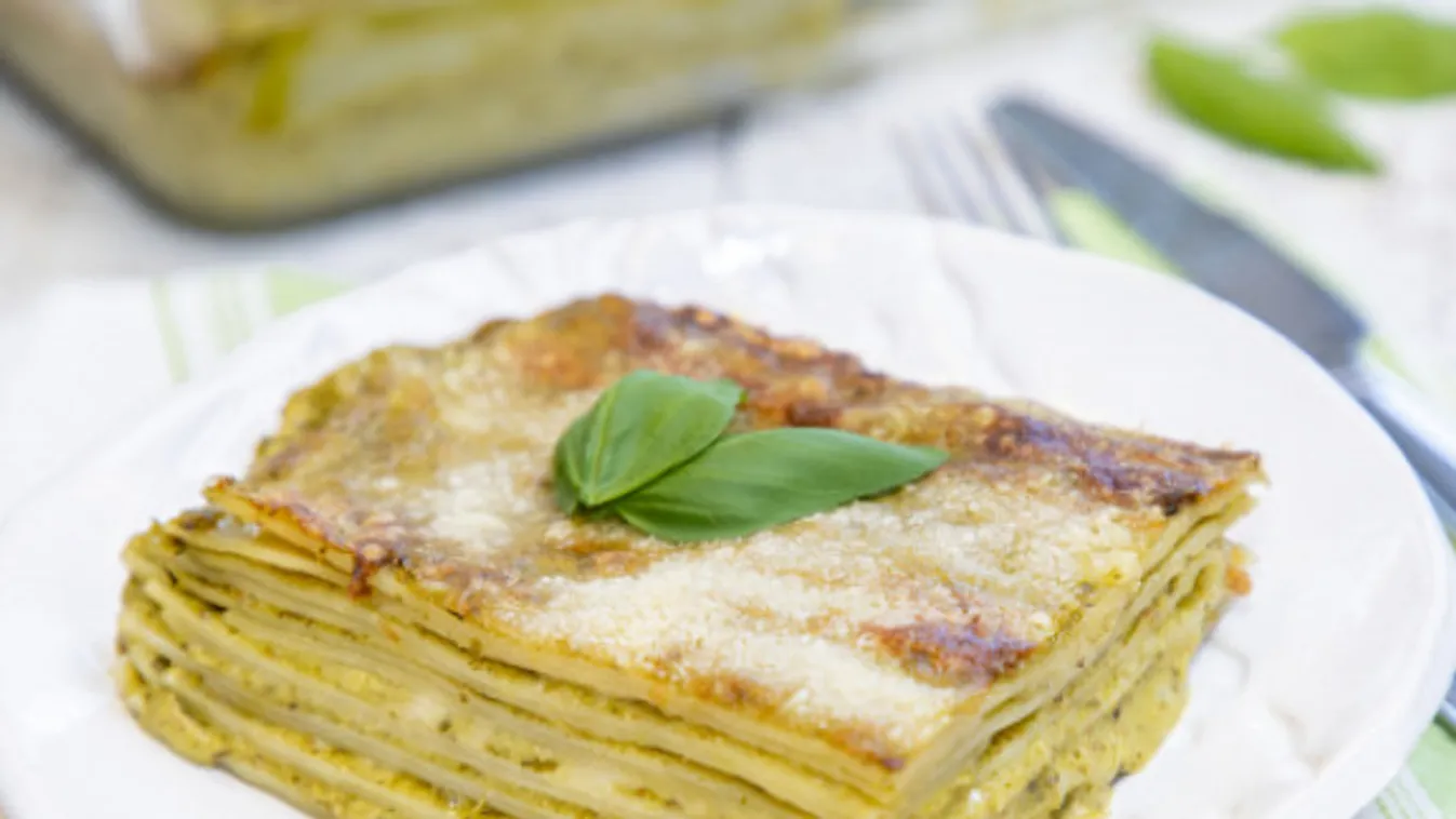 Mennyei ízkavalkád: pestós lasagne pofonegyszerűen