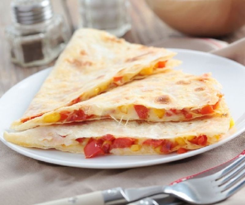 Vegetáriánus quesadilla