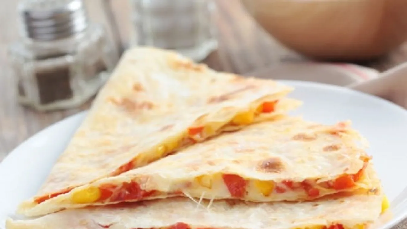 Vegetáriánus quesadilla recept