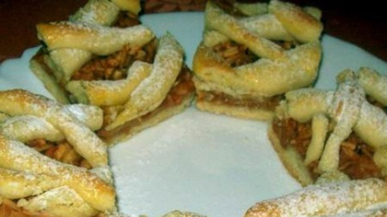 Rácsos almás pite recept