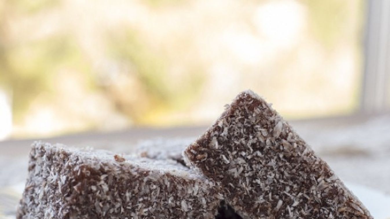 Ausztrál kókuszkocka (Lamington)