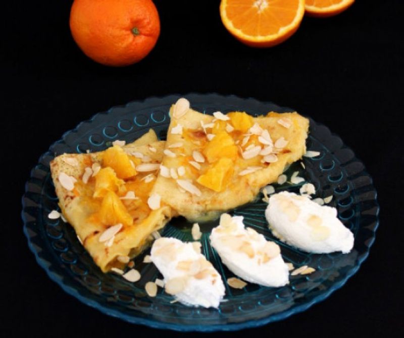 Francia narancsos palacsinta (Crepes Suzette)