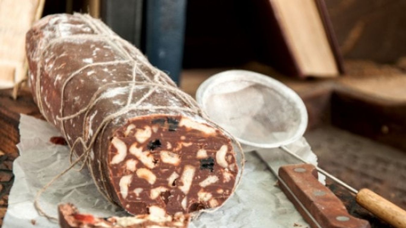 Olasz csokiszalámi (Salame di cioccolato)