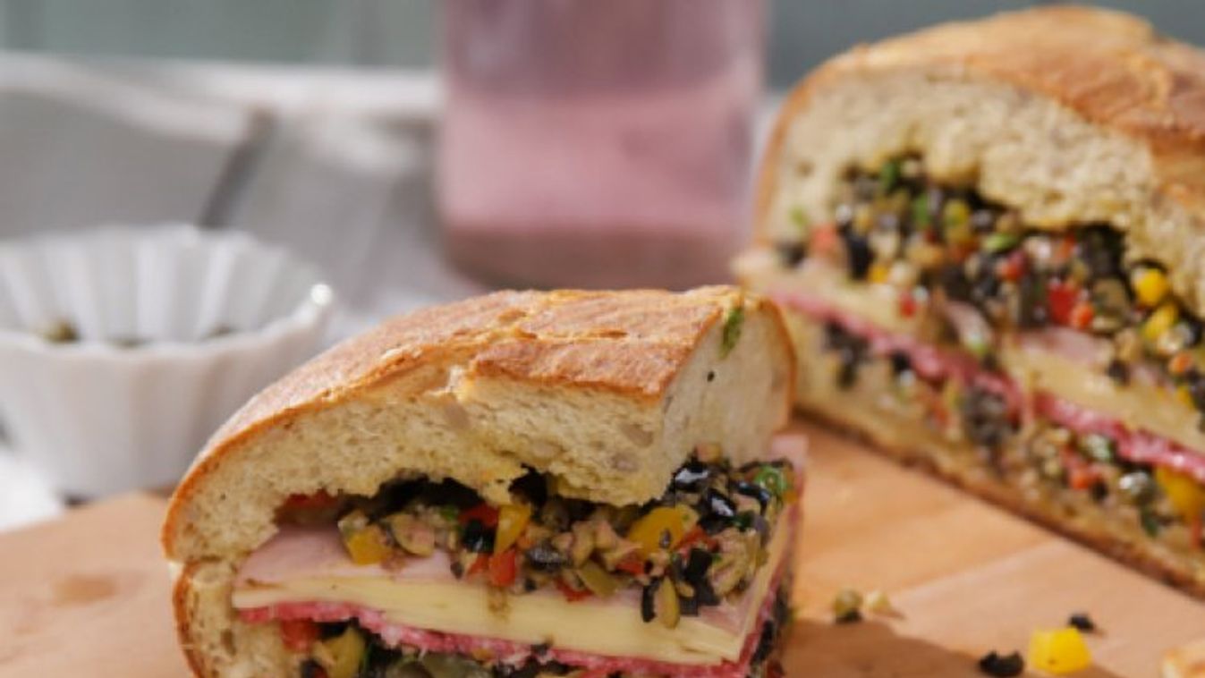 Így készül a muffuletta, a hedonisták kedvenc szendvicse