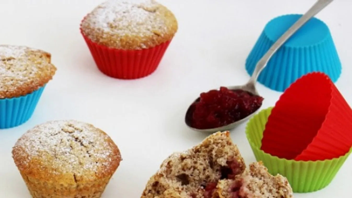 Diós-lekváros muffin recept