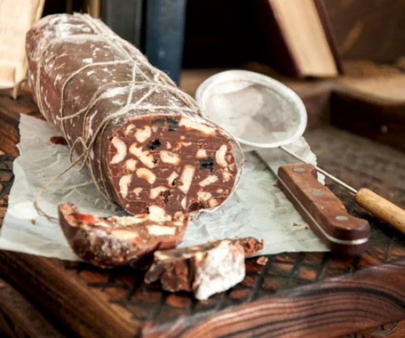 Olasz csokiszalámi (Salame di cioccolato)