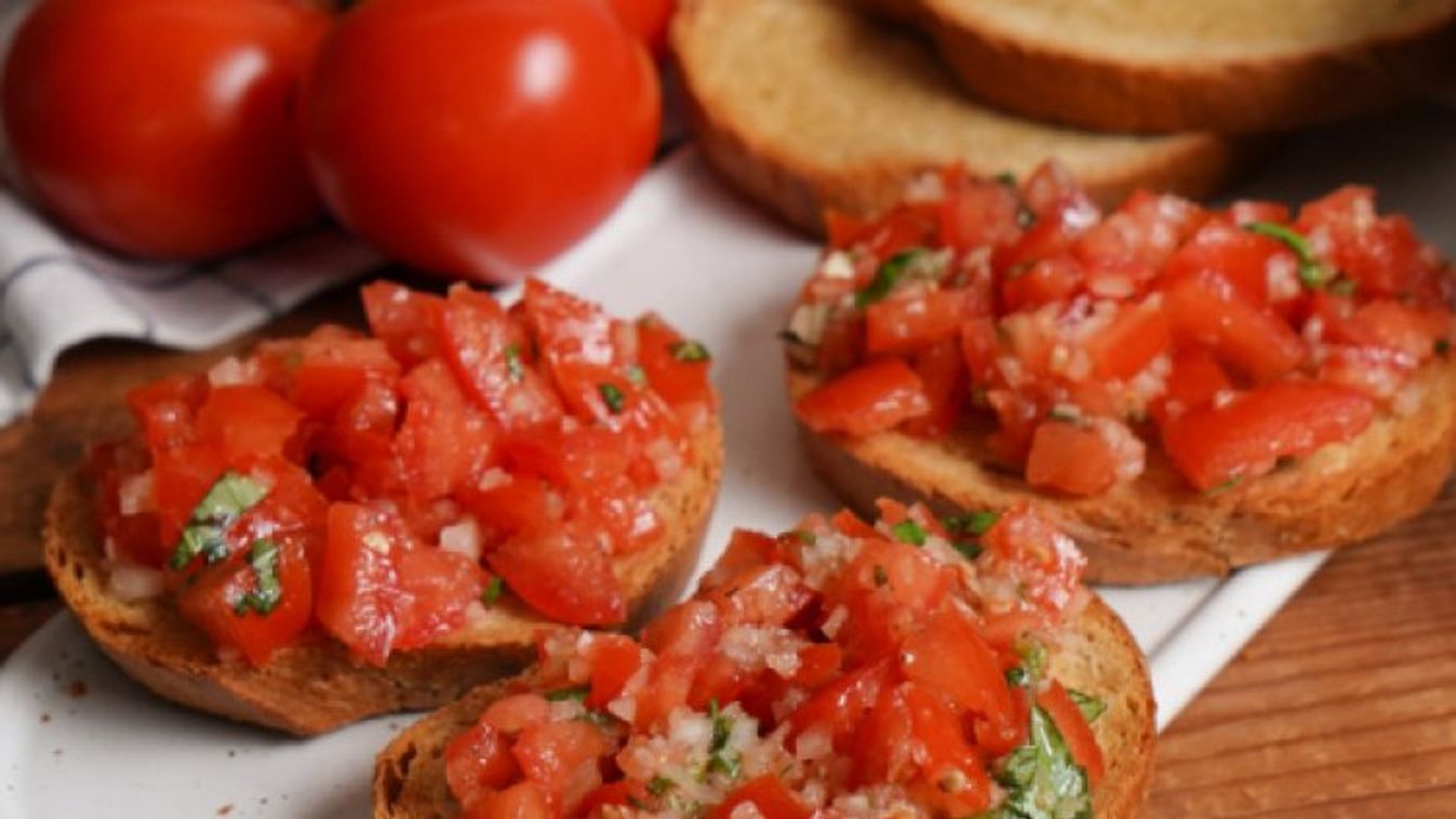 Világbajnok előétel Olaszországból: bruschetta, a mediterrán mini szendvics