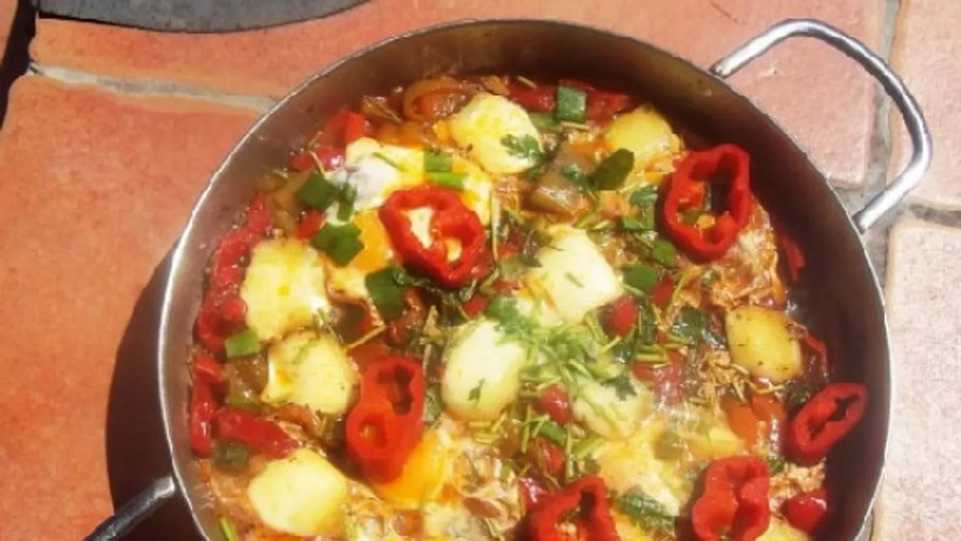 Török lecsó (Menemen) recept