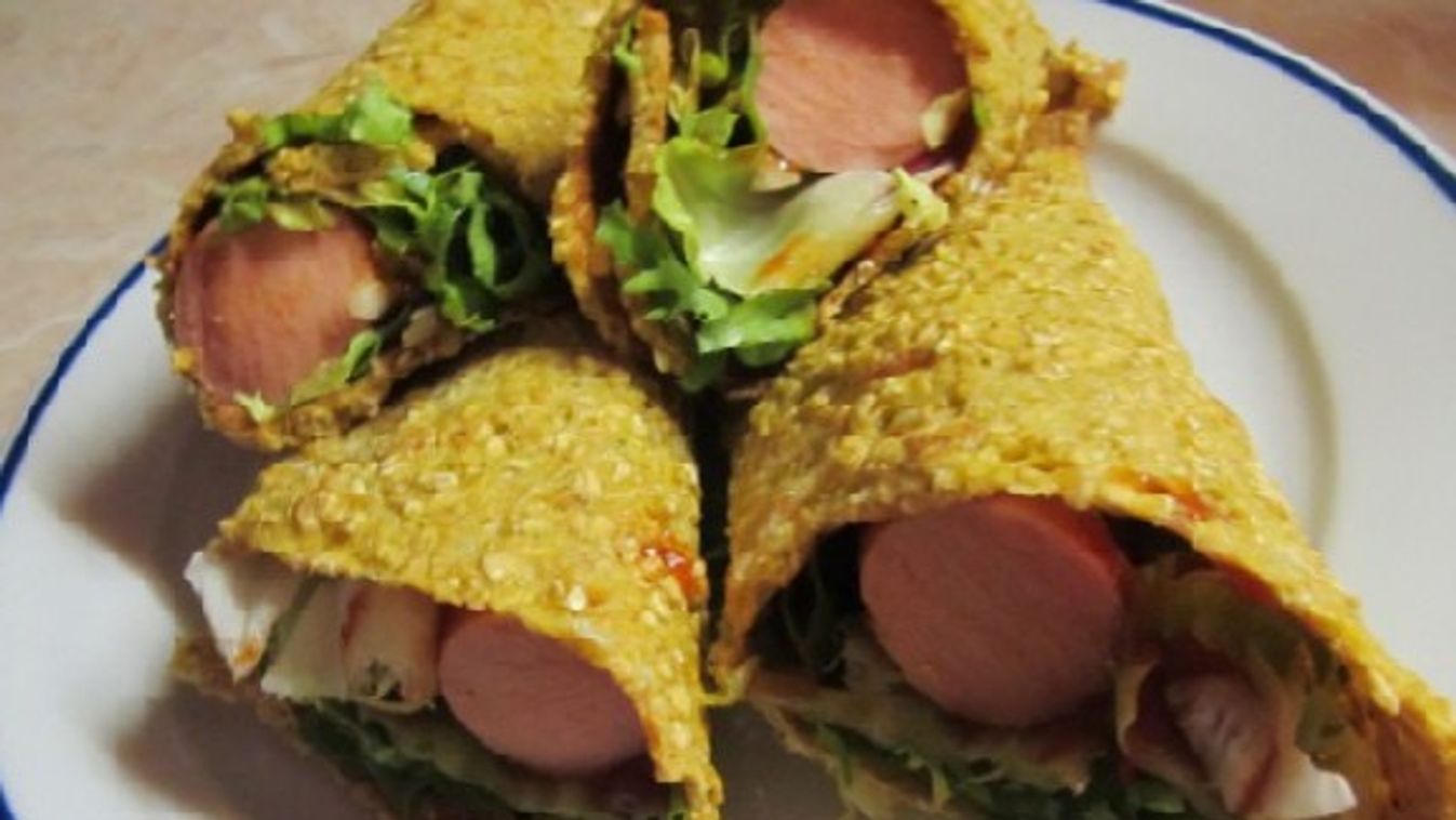 Tortilla hot-dog recept