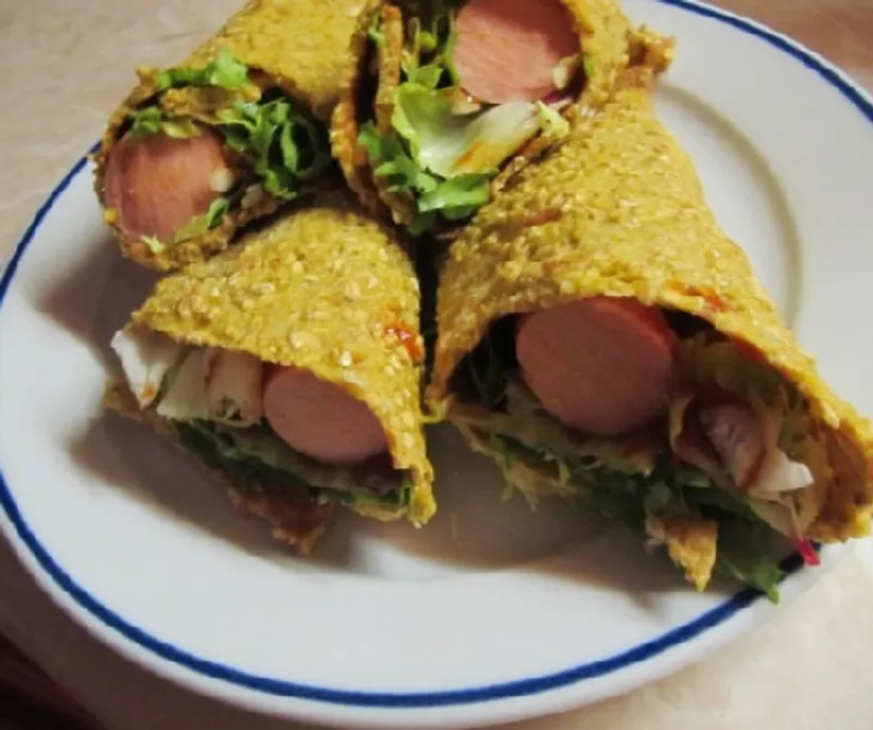 Tortilla hot-dog