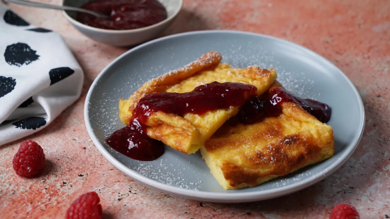 Pannukakku, a finn palacsinta, melyet nem kell egyenként sütögetni, ugyanis a sütőben sül