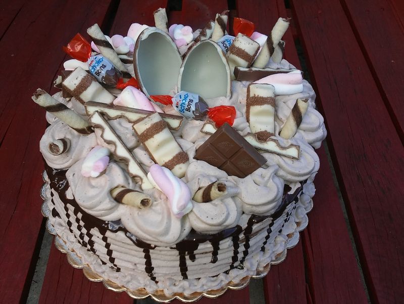 Kinder csokis torta