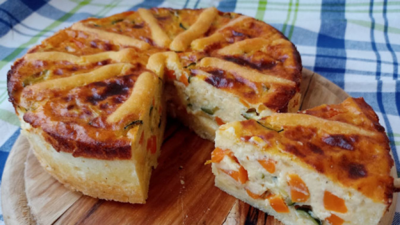 Zöldséges pite (glutén- és laktózmentes)