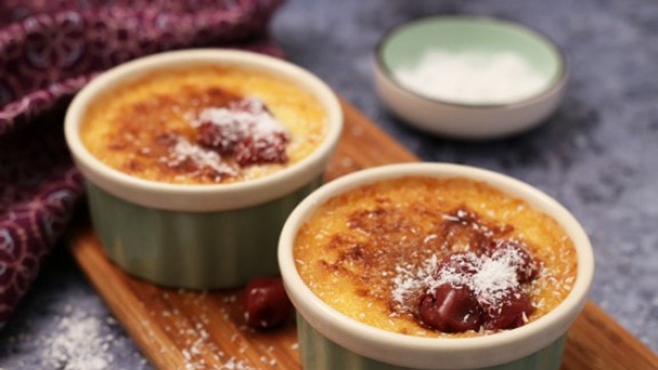 Kókuszos créme brulée recept