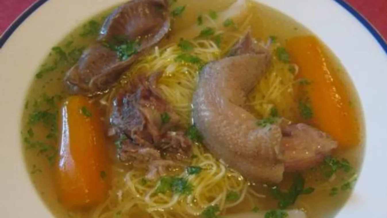 Aranyló húsleves recept