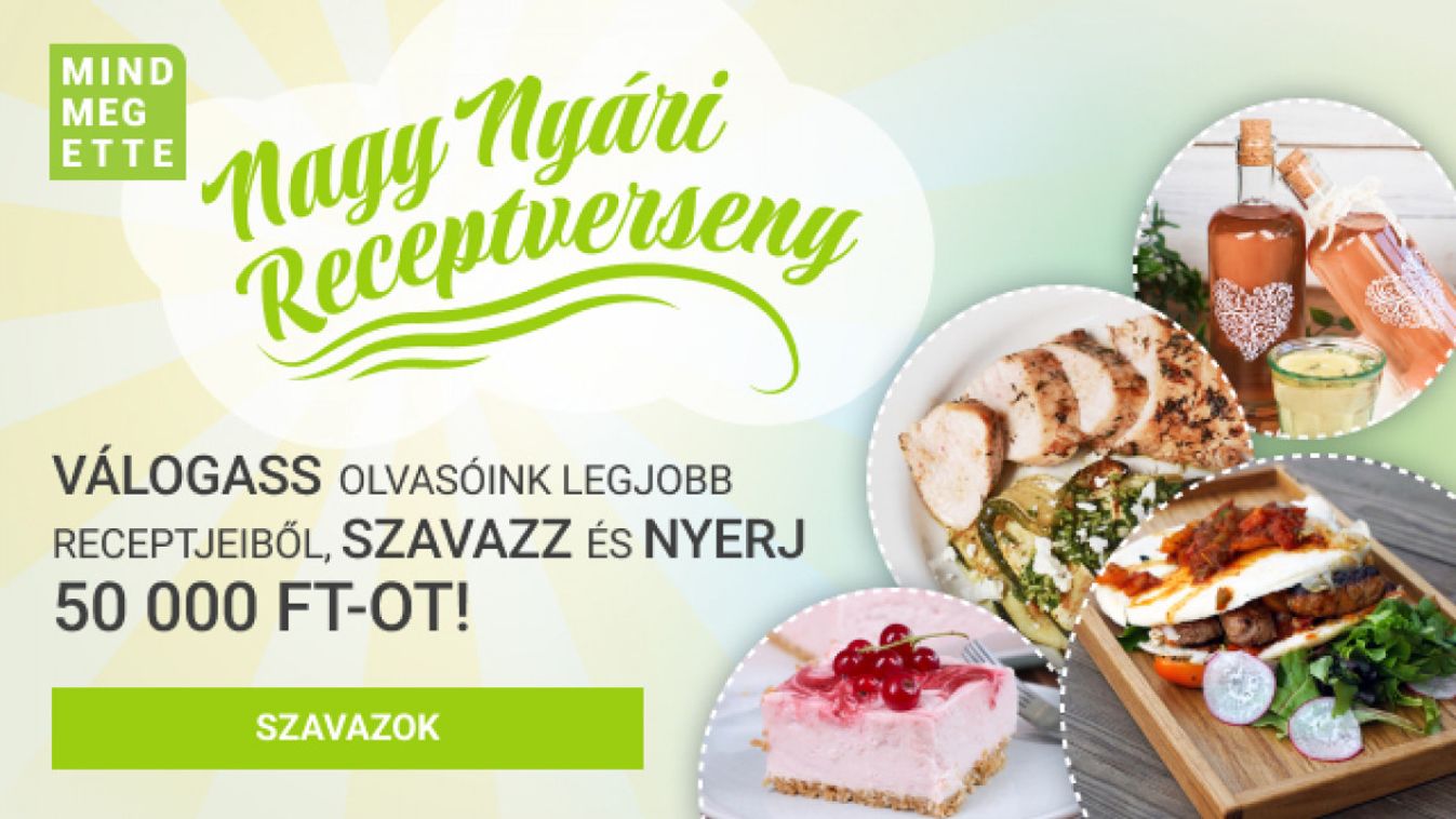 Szavazz a legjobb receptre, és nyerj 50 ezer forintot!