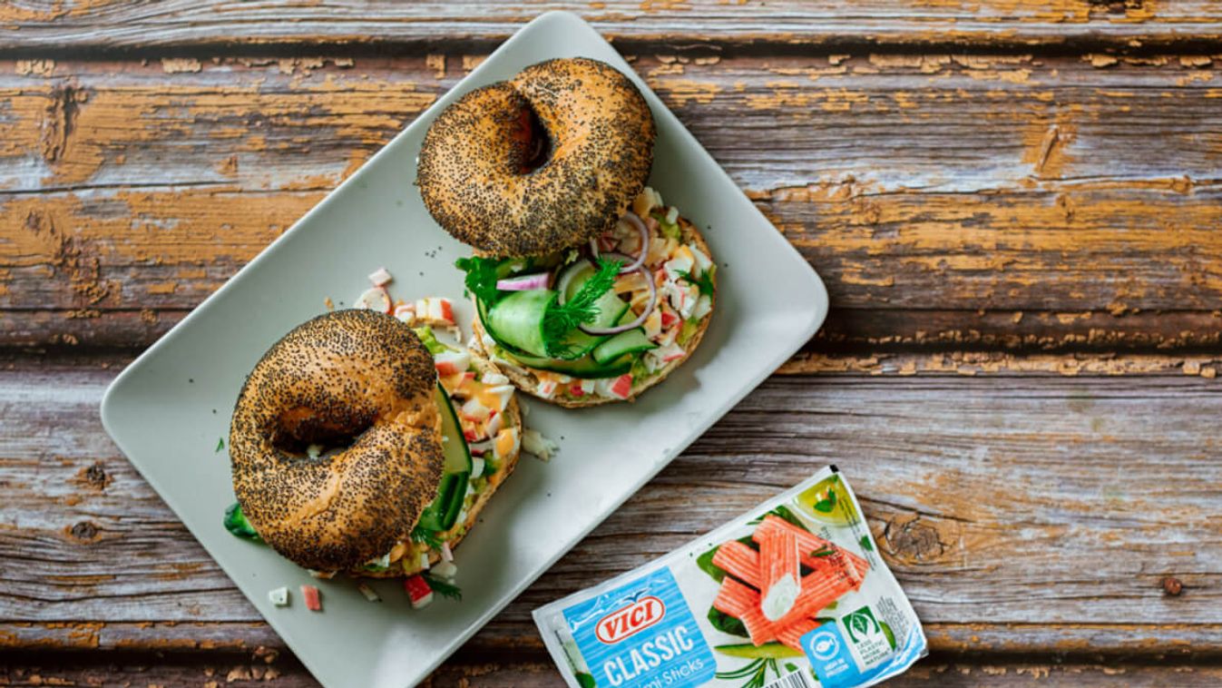 Surimis bagel recept