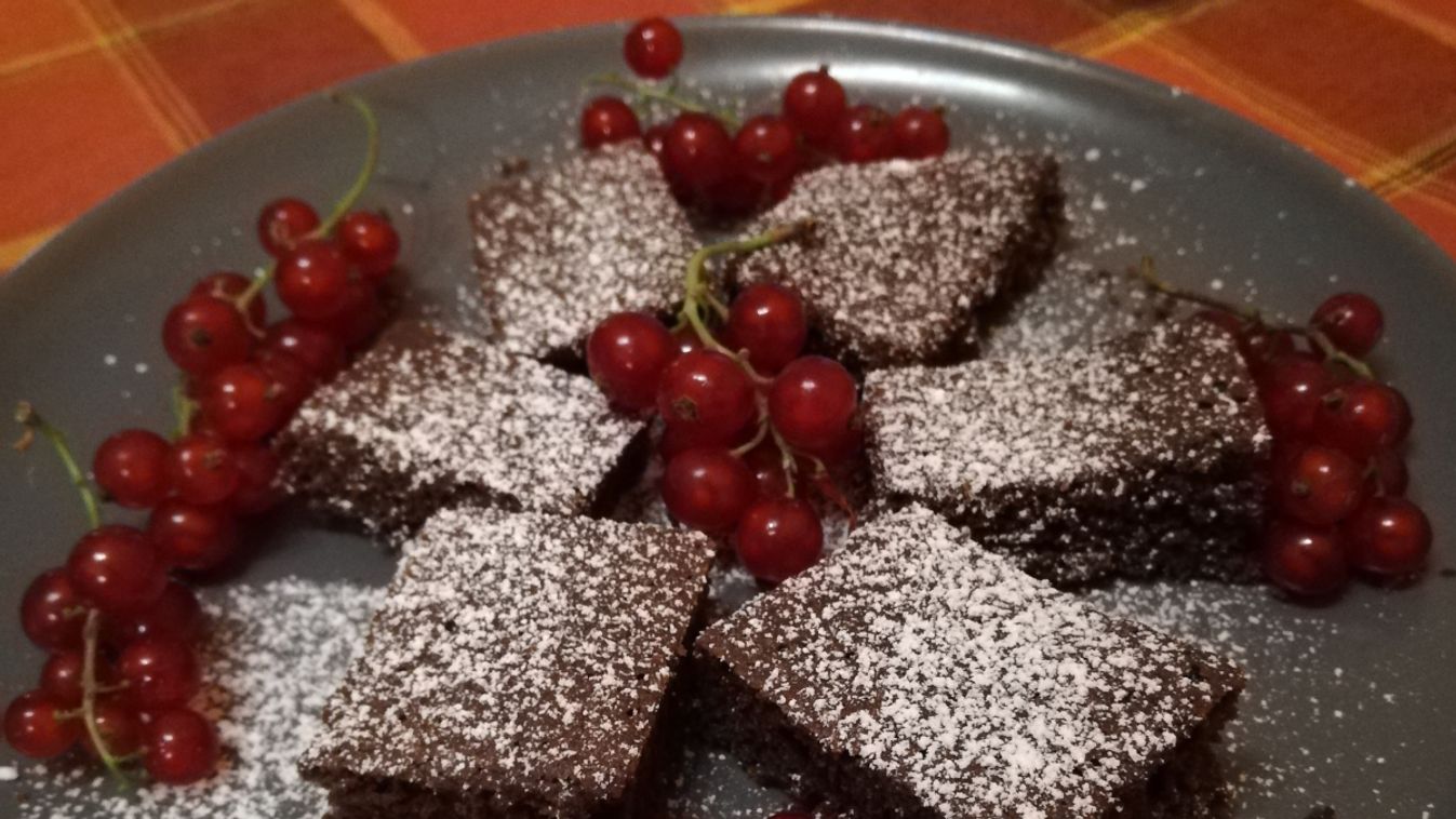 Nutellás brownie szelet