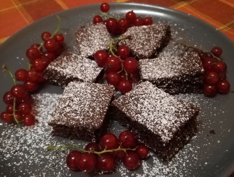 Nutellás brownie szelet