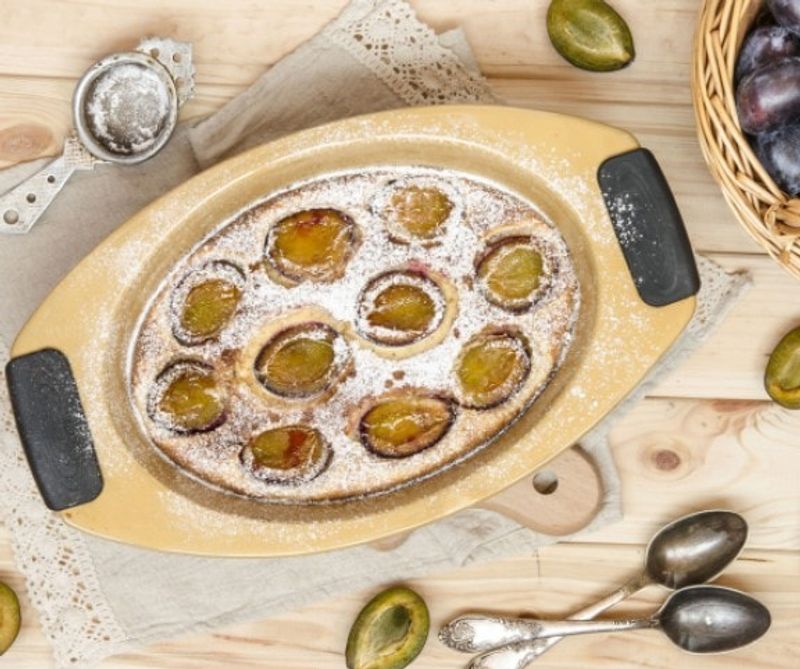 Szilvás tejes pite (clafoutis)